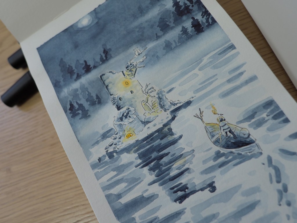 Gawain et le chevalier vert - Storyboard et concept